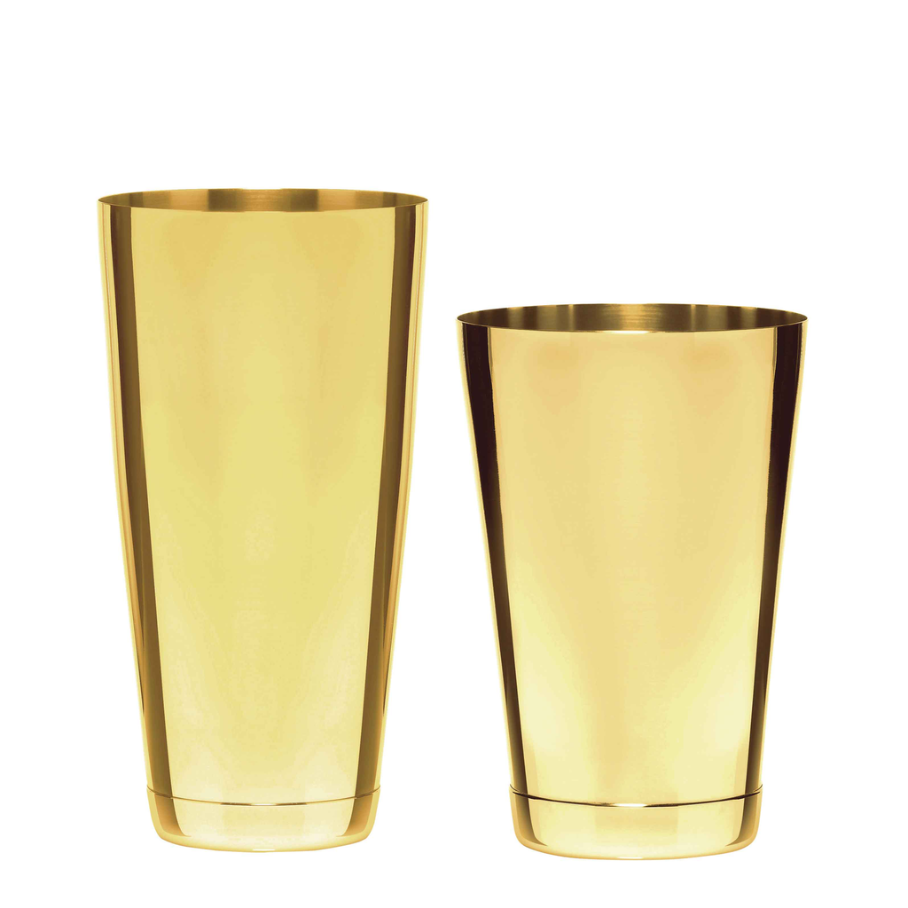 Bar Professional - Shakerset Boston 2-delig RVS goud (1 stuk)