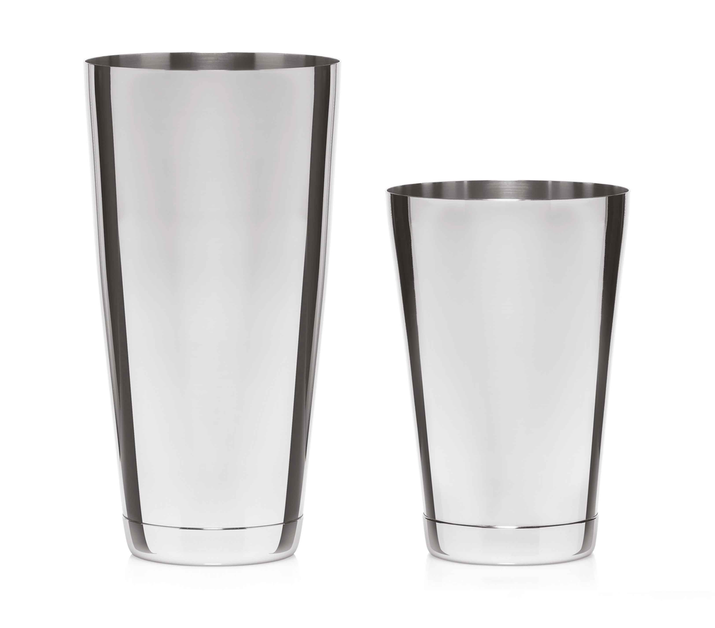 Bar Professional - Shakerset Boston 2-delig RVS zilver (20 stuks)