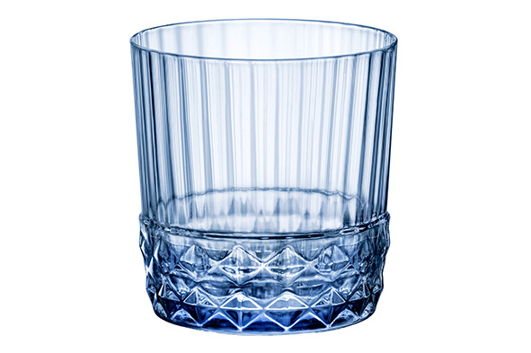 Bormioli Rocco - Tumbler America '20s blauw saffier (37 cl, 6 stuks)