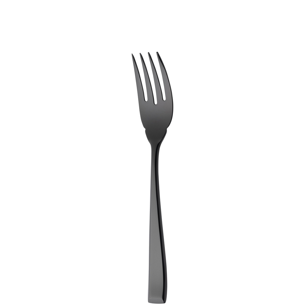 Sola - Visvork Durban 18/10 zwart PVD (20,4 cm, 12 stuks)