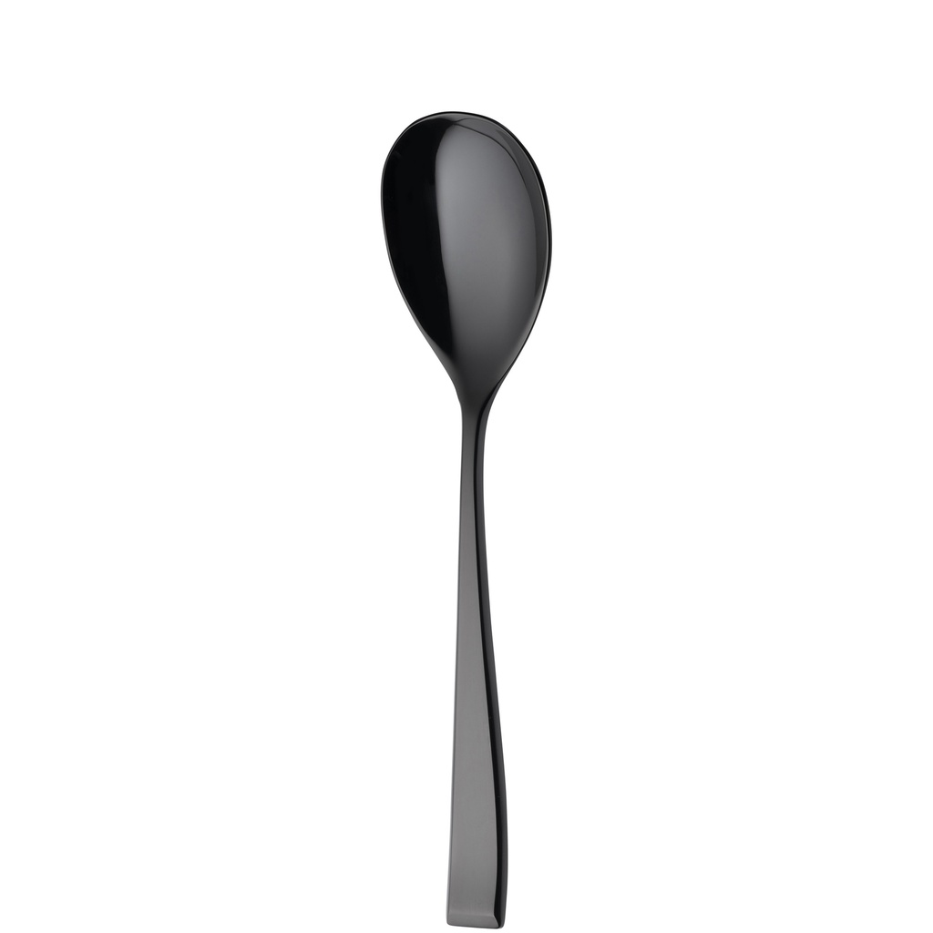 Sola - Saladelepel Durban 18/10 zwart PVD (21,7 cm)