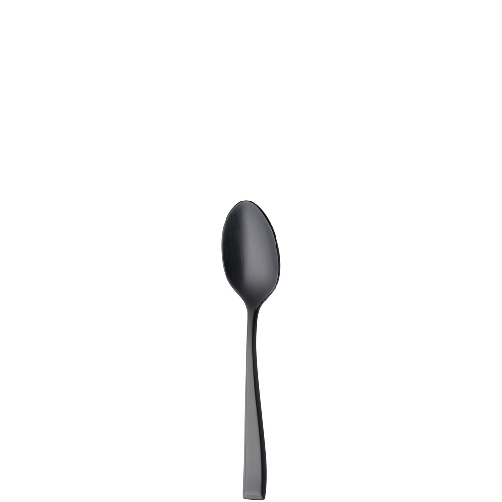 Sola - Cocktaillepel Durban 18/10 zwart satijn PVD (14,7 cm, 12 stuks)