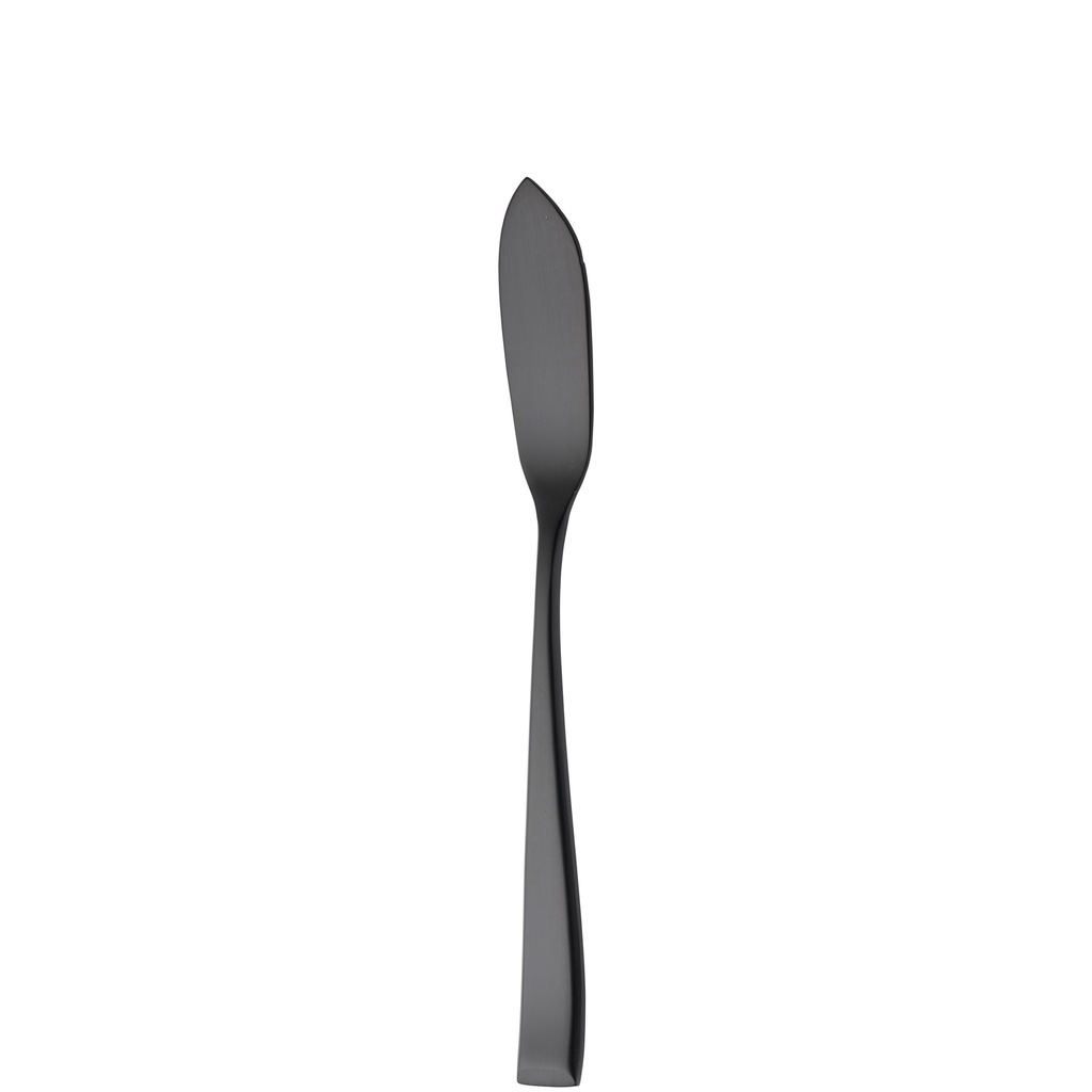 Sola - Vismes Durban 18/10 zwart satijn PVD (20,8 cm, 12 stuks)