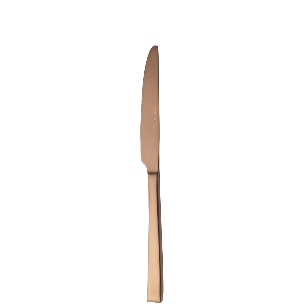 Sola - Dessertmes Durban 18/10 koper satijn PVD (21 cm, 12 stuks)