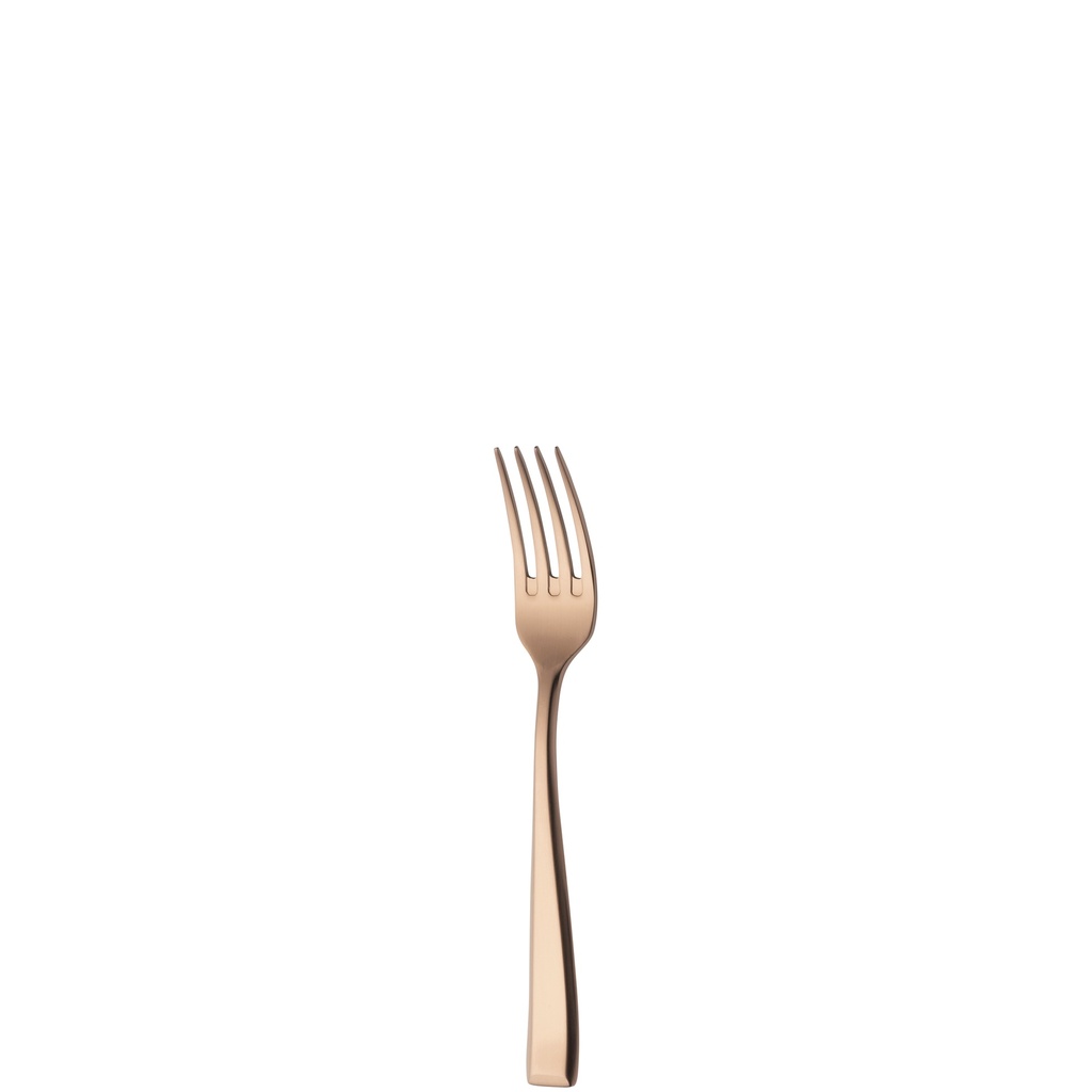 Sola - Cocktailvork Durban 18/10 koper satijn PVD (15 cm, 12 stuks)