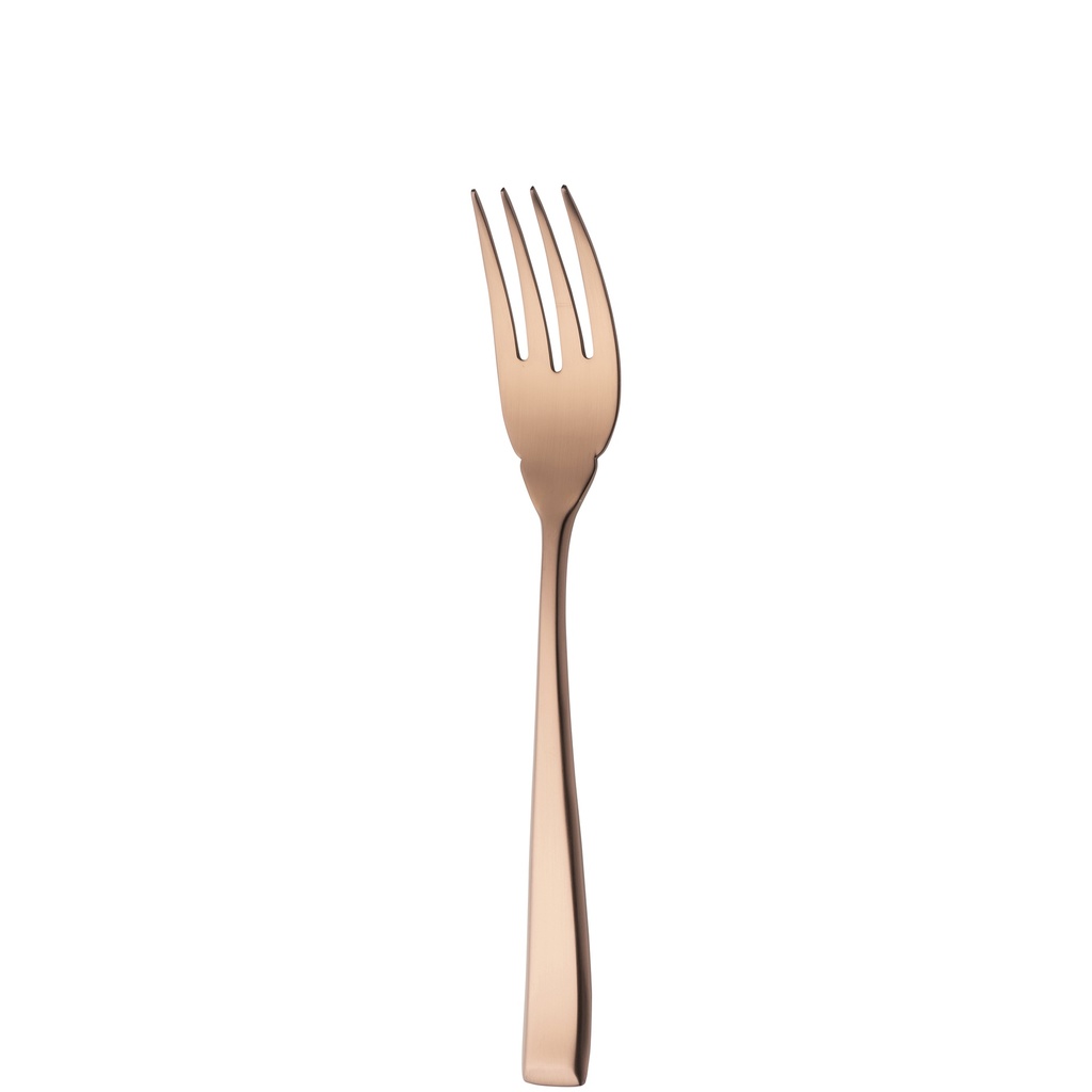Sola - Visvork Durban 18/10 koper satijn PVD (20,4 cm, 12 stuks)