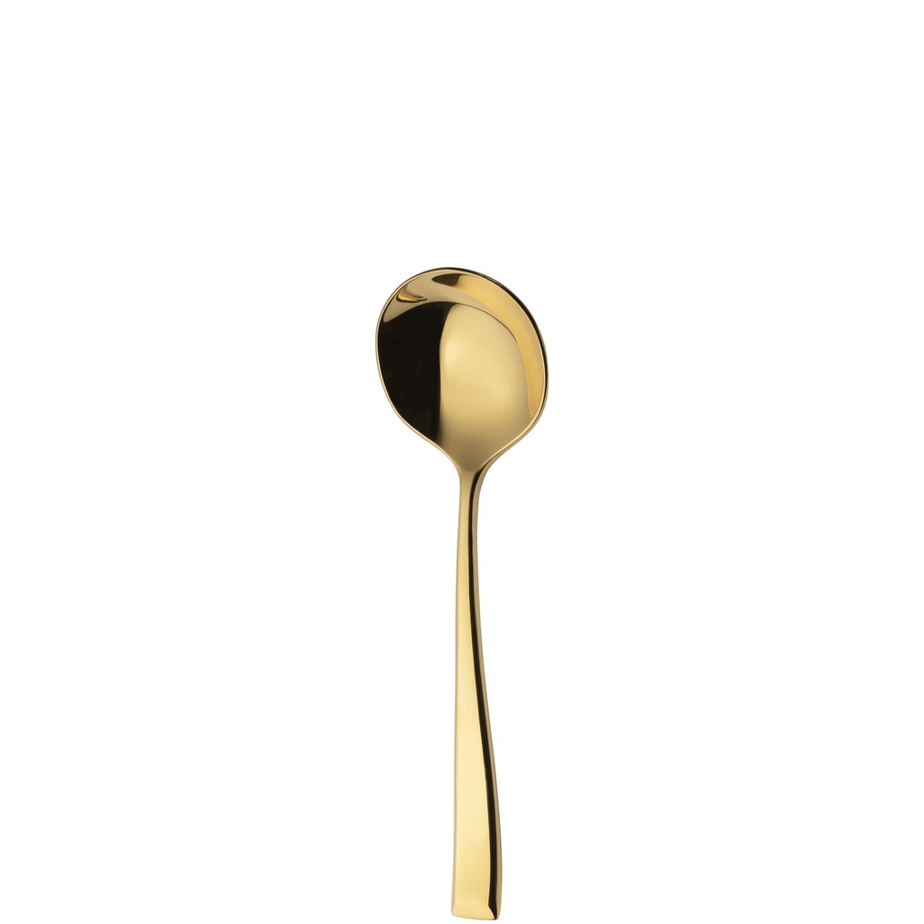 Sola - Bouillonlepel Durban 18/10 goud PVD (17,7 cm, 12 stuks)