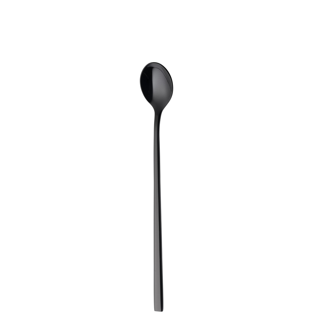 Sola - Longdrinklepel Montreux 18/10 zwart PVD (20,1 cm, 12 stuks)