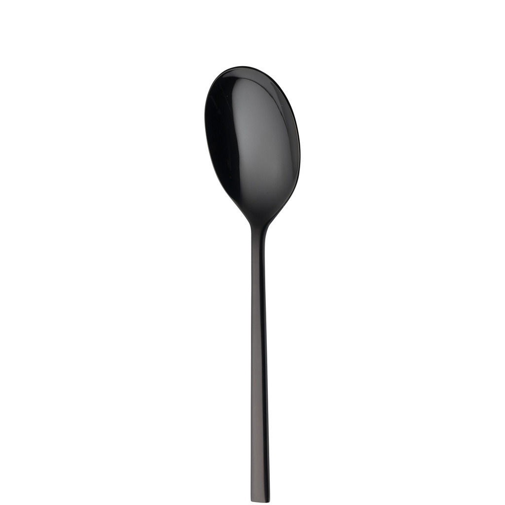Sola - Serveerlepel Montreux 18/10 zwart PVD (21,5 cm)