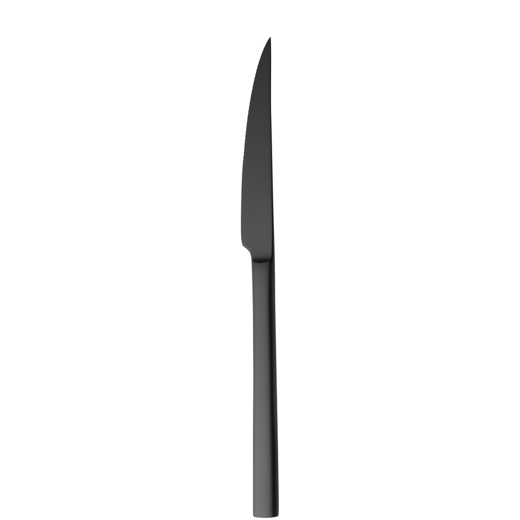 Sola - Steakmes Montreux 18/10 zwart satijn PVD (23,7 cm, 12 stuks)