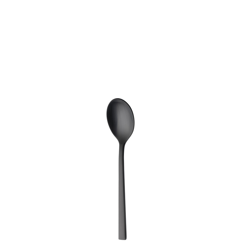 Sola - Cocktaillepel Montreux 18/10 zwart satijn PVD (14,9 cm, 12 stuks)