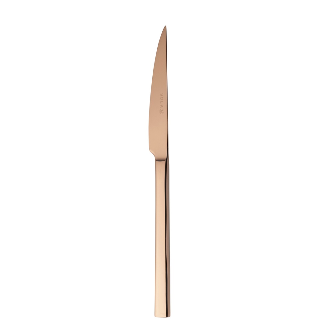 Sola - Steakmes Montreux 18/10 koper PVD (23,7 cm, 12 stuks)