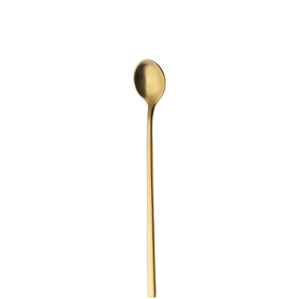 Sola - Longdrinklepel Montreux 18/10 goud satijn PVD (20,1 cm, 12 stuks)