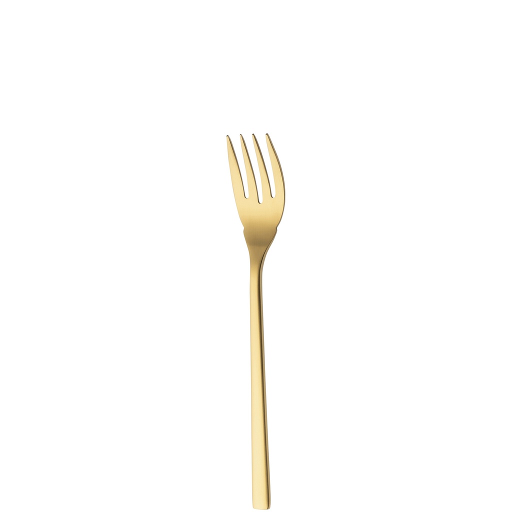Sola - Visvork Montreux 18/10 goud satijn PVD (18,1 cm, 12 stuks)