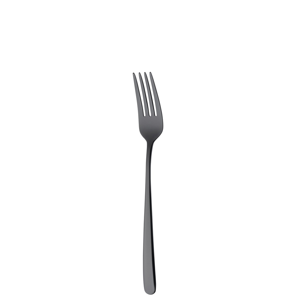 Sola - Dessertvork Ibiza 18/0 zwart PVD (18,9 cm, 12 stuks)