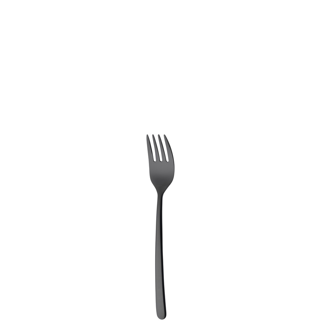 Sola - Cocktailvork Ibiza 18/0 zwart PVD (14,5 cm, 12 stuks)
