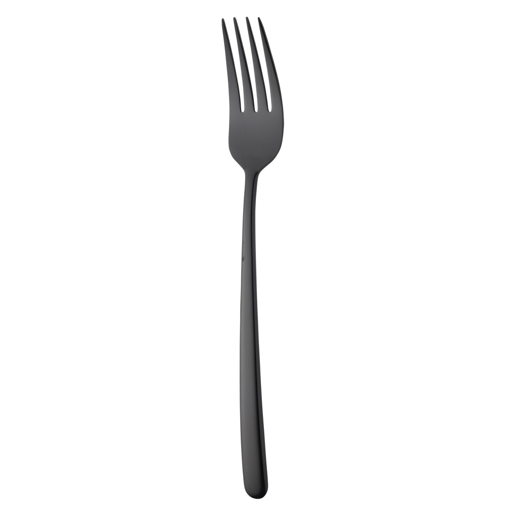 Sola - Serveervork Ibiza 18/0 zwart PVD (23,7 cm)