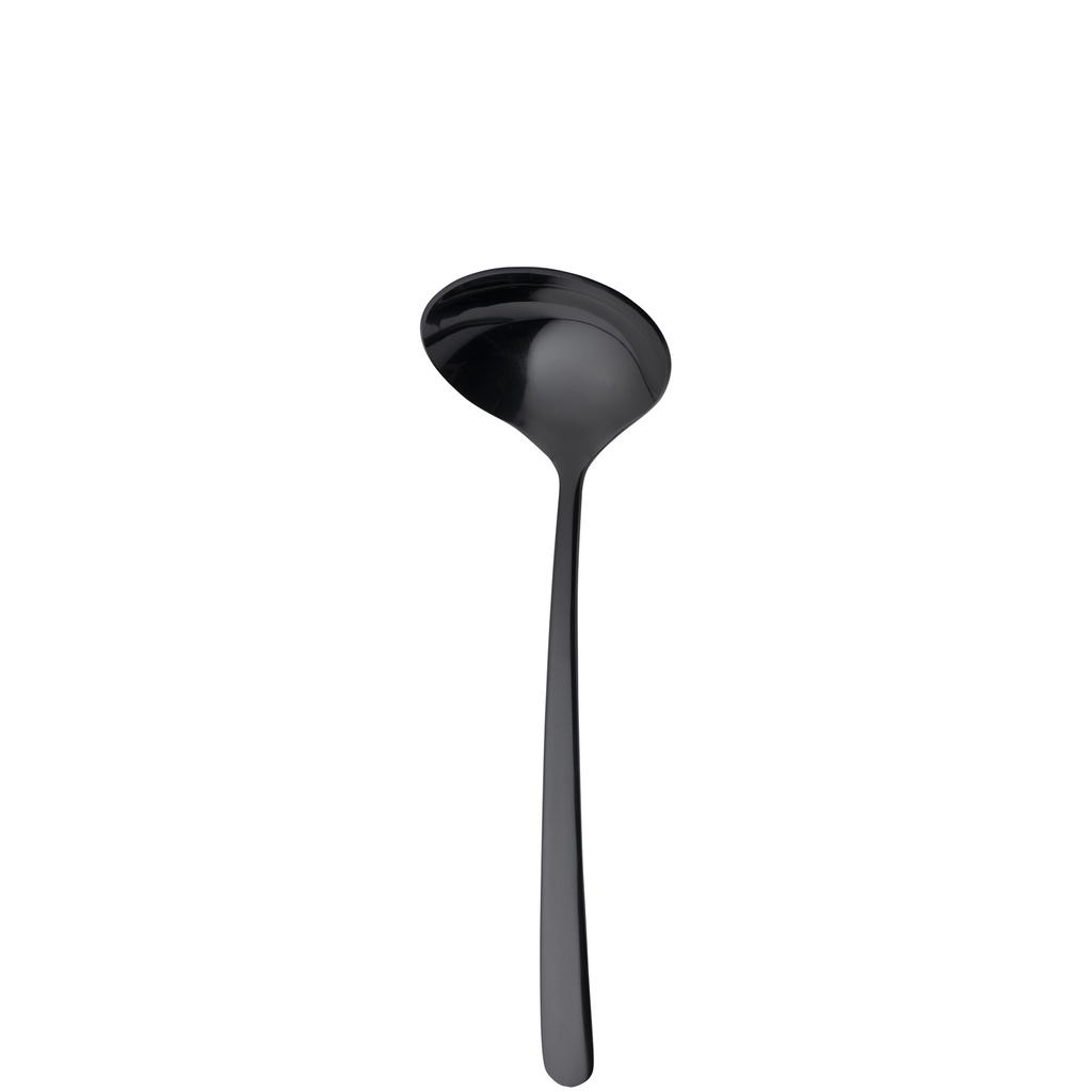 Sola - Sauslepel Ibiza 18/0 zwart PVD (18,5 cm)