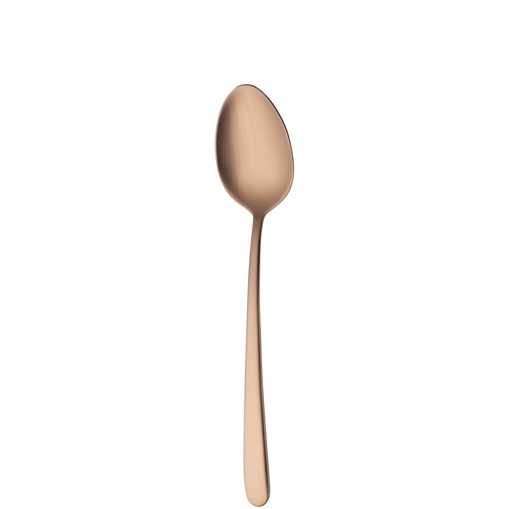 Sola - Tafellepel Ibiza 18/0 koper satijn PVD (20,9 cm, 12 stuks)