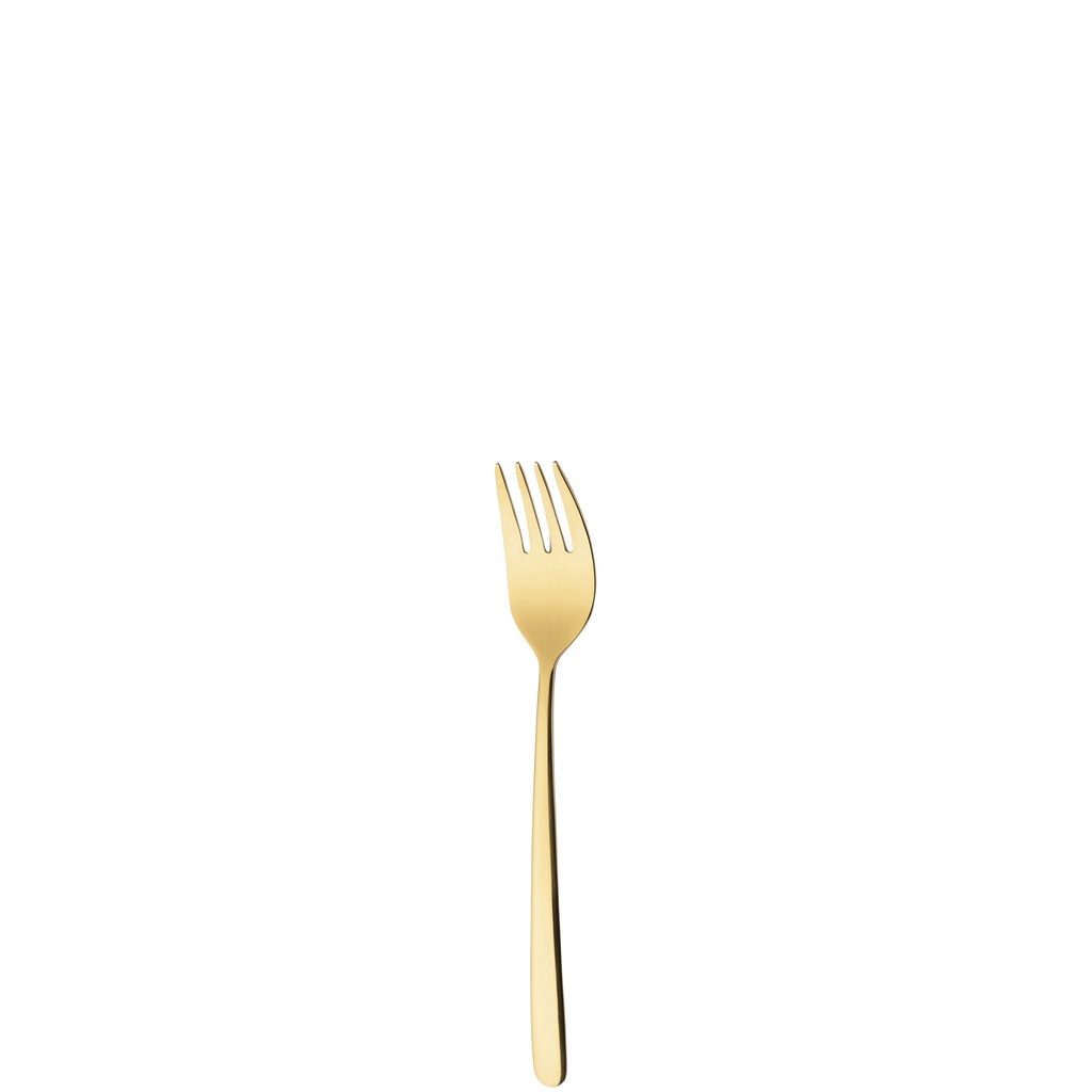 Sola - Cocktailvork Ibiza 18/0 goud PVD (14,5 cm, 12 stuks)