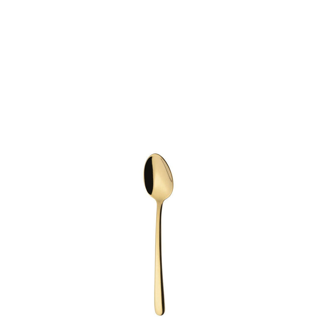 Sola - Koffielepel Ibiza 18/0 goud PVD (11,2 cm, 12 stuks)