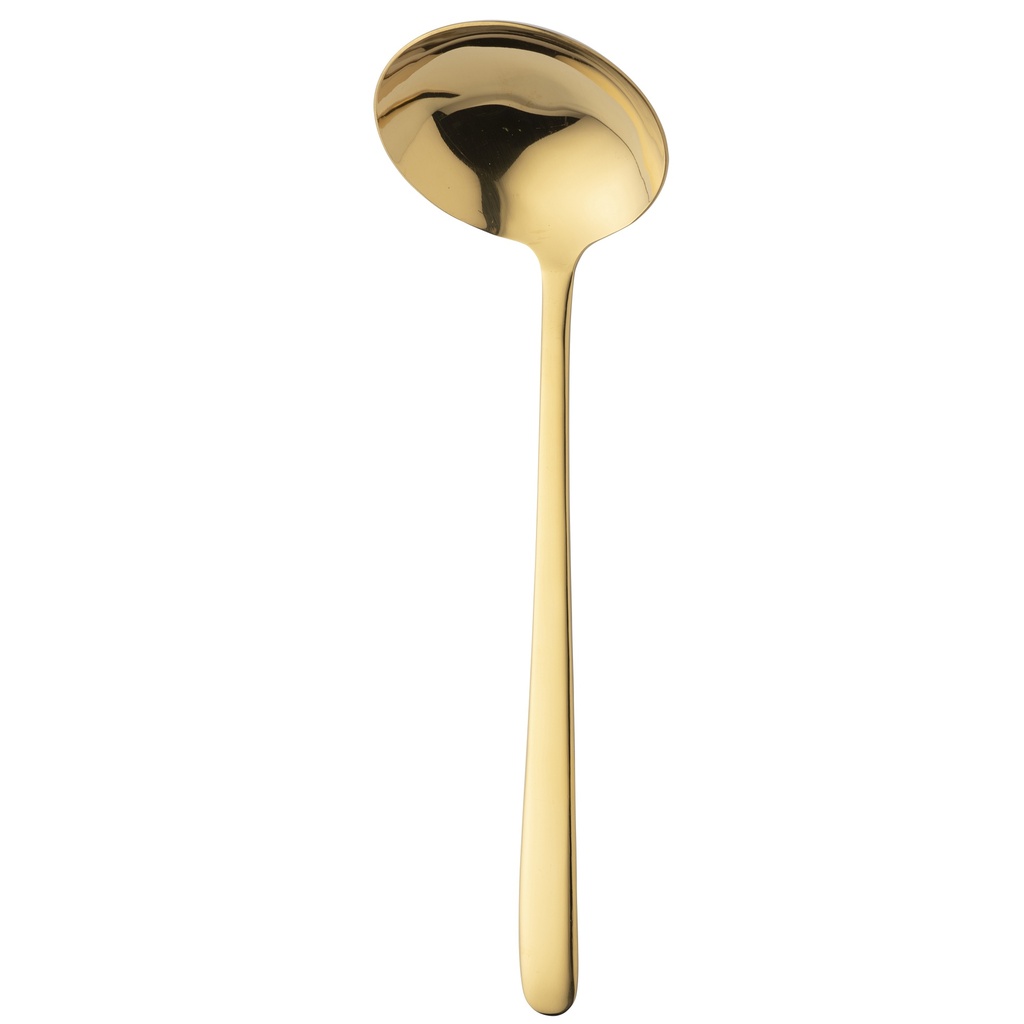 Sola - Soeplepel Ibiza 18/0 goud PVD (28 cm)
