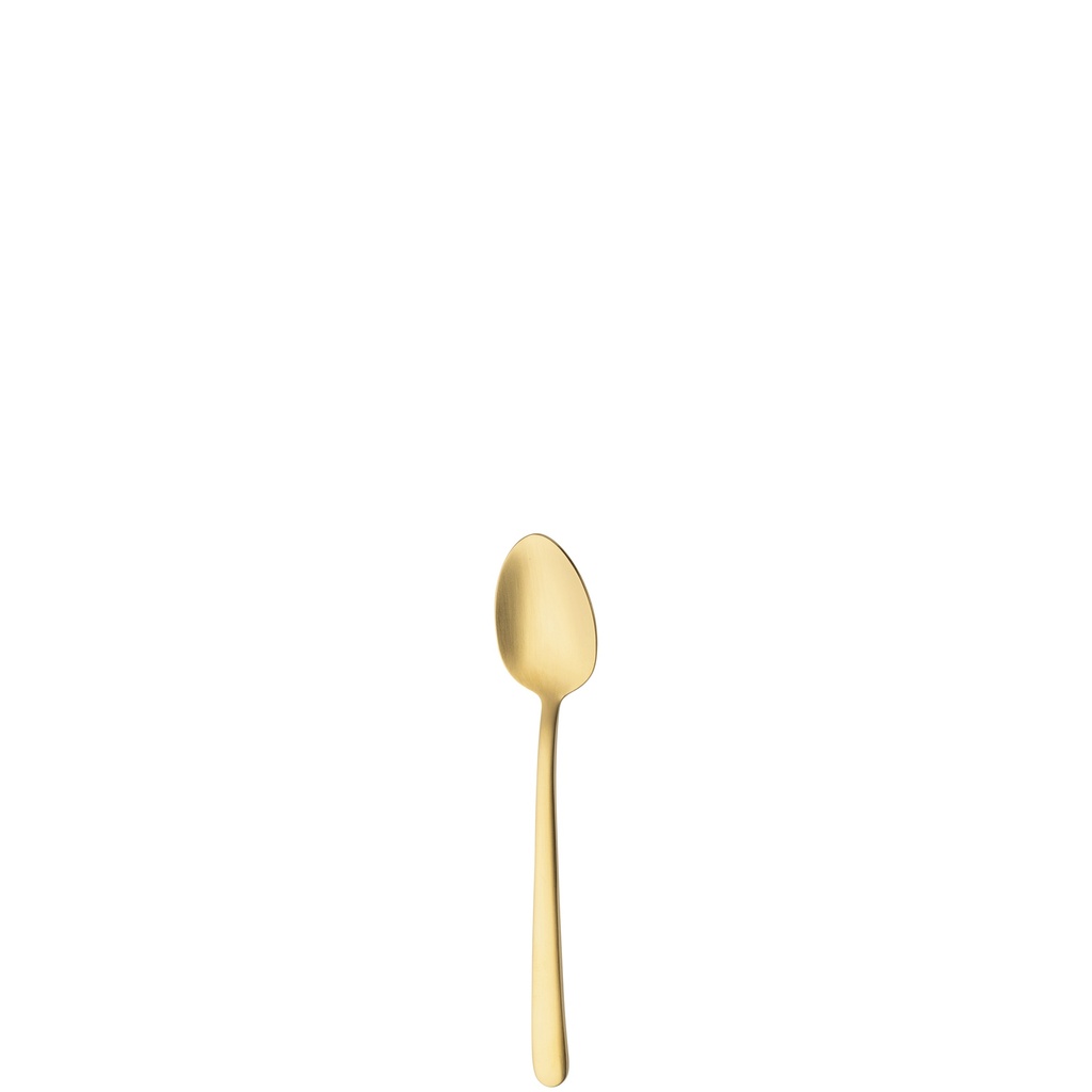 Sola - Theelepel Ibiza 18/0 goud satijn PVD (12,9 cm, 12 stuks)