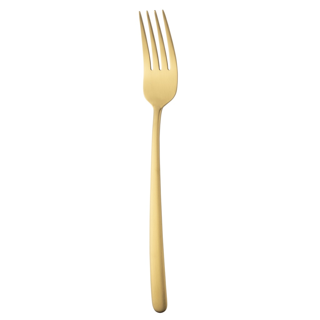 Sola - Serveervork Ibiza 18/0 goud satijn PVD (23,7 cm)