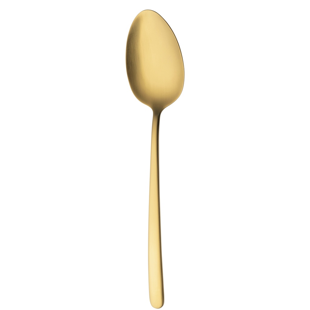 Sola - Serveerlepel Ibiza 18/0 goud satijn PVD (24,1 cm)