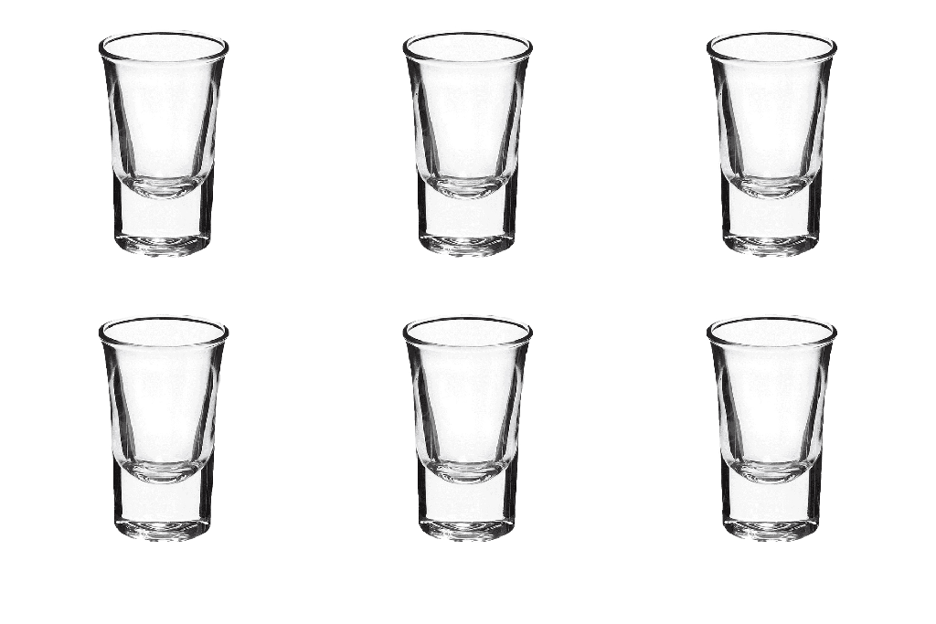 Bormioli Rocco - Borrelglas Dublino (3,4 cl, 6 stuks)