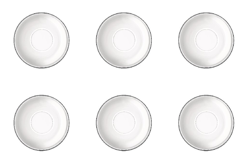 Bormioli Rocco - Theeschotel Easy Bar (14 cm, 6 stuks)