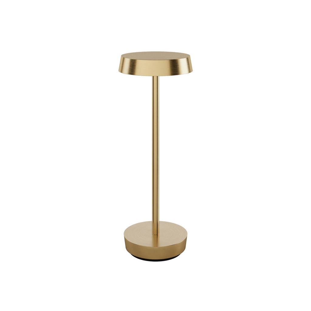 Duni - LED-lamp oplaadbaar Nour 2.0 metaal messing (31,5 x Ø 10,5 cm, 1 stuk)