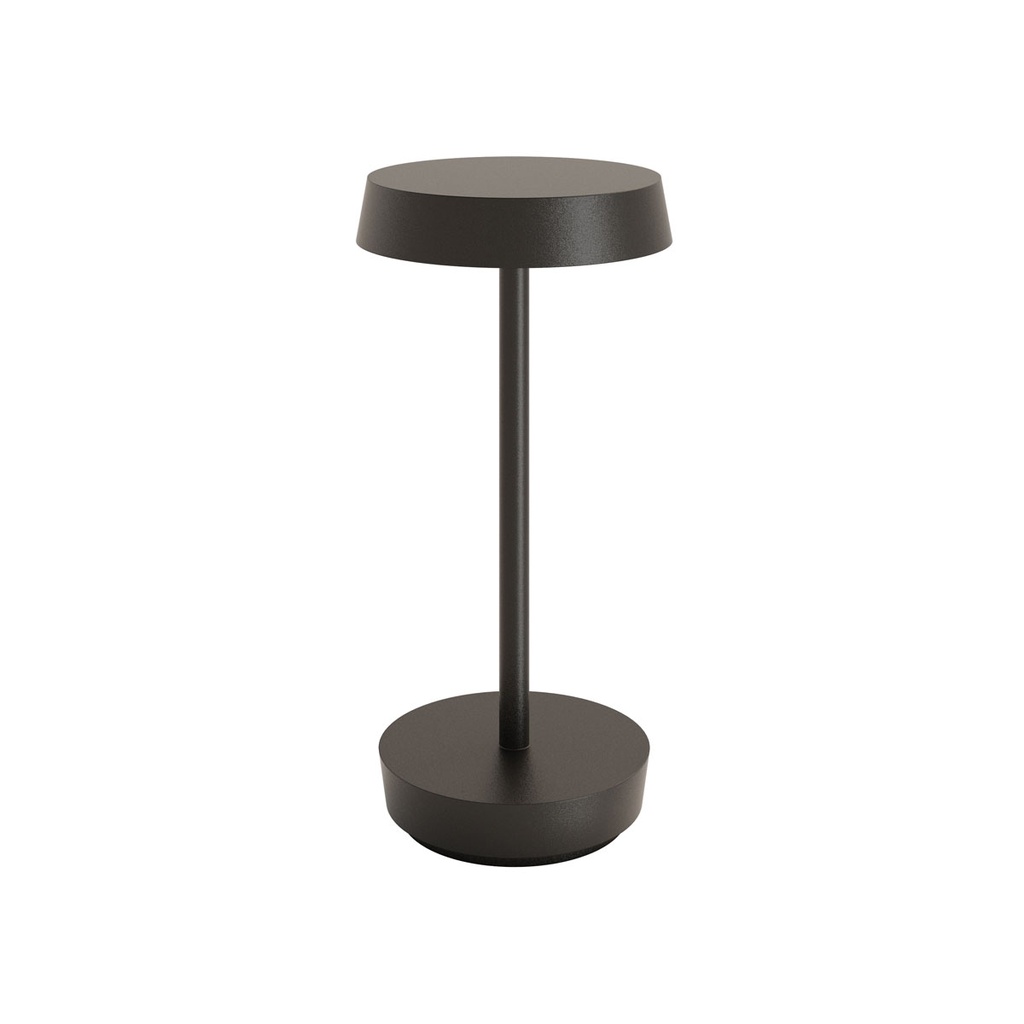 Duni - LED-lamp oplaadbaar Nour 2.0 metaal zwart (21,2 x Ø 10,5 cm, 1 stuk)