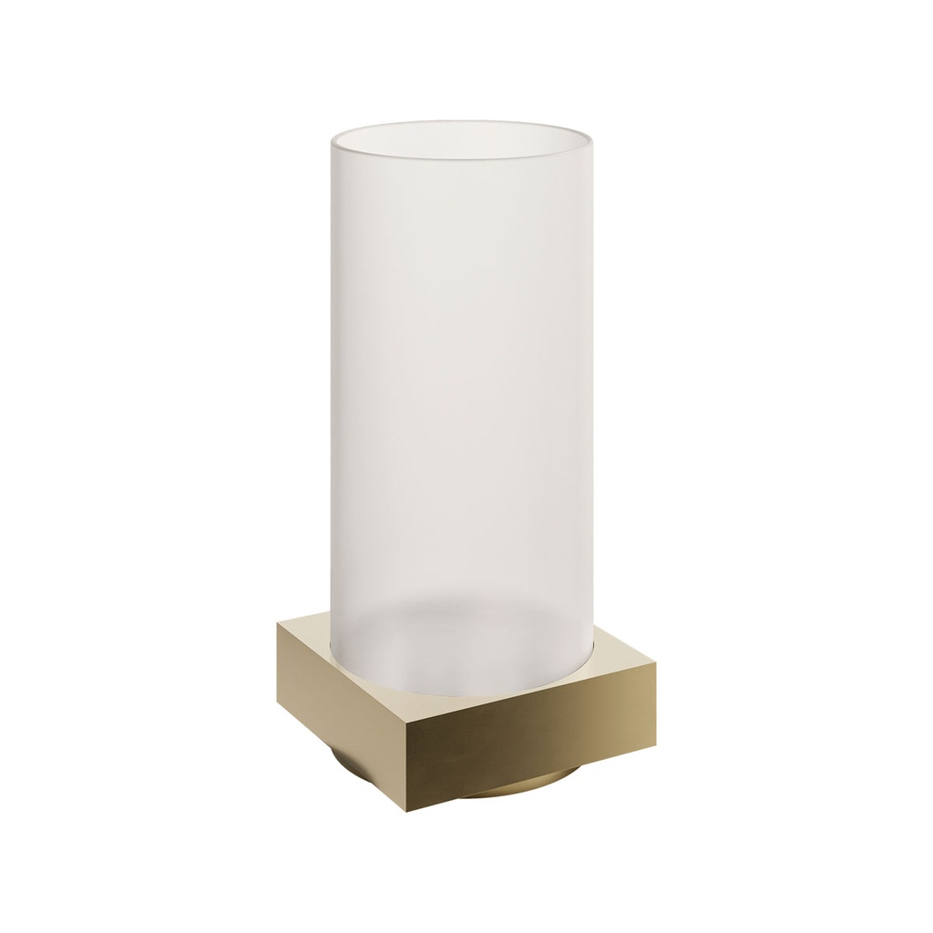 Duni - Lichtkap Column glas goud (25 x 11,5 cm, 6 stuks)