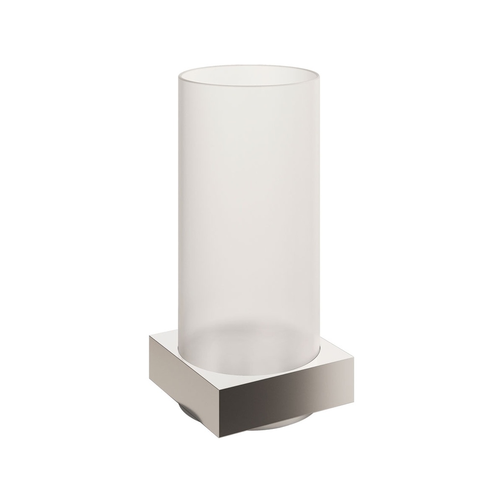 Duni - Lichtkap Column glas zilver (25 x 11,5 cm, 6 stuks)