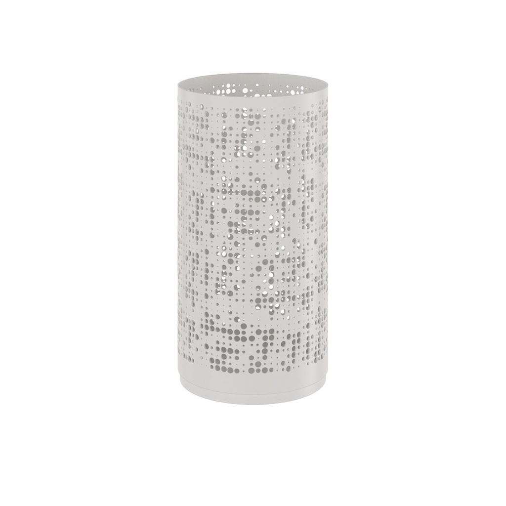 Duni - Lichthouder Grace aluminium wit (7 x 14 cm, 6 stuks)