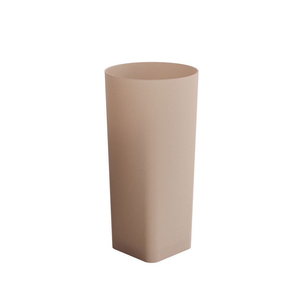Duni - Lichthouder Miro siliconen bruin (7,9 x 14,8 cm, 6 stuks)