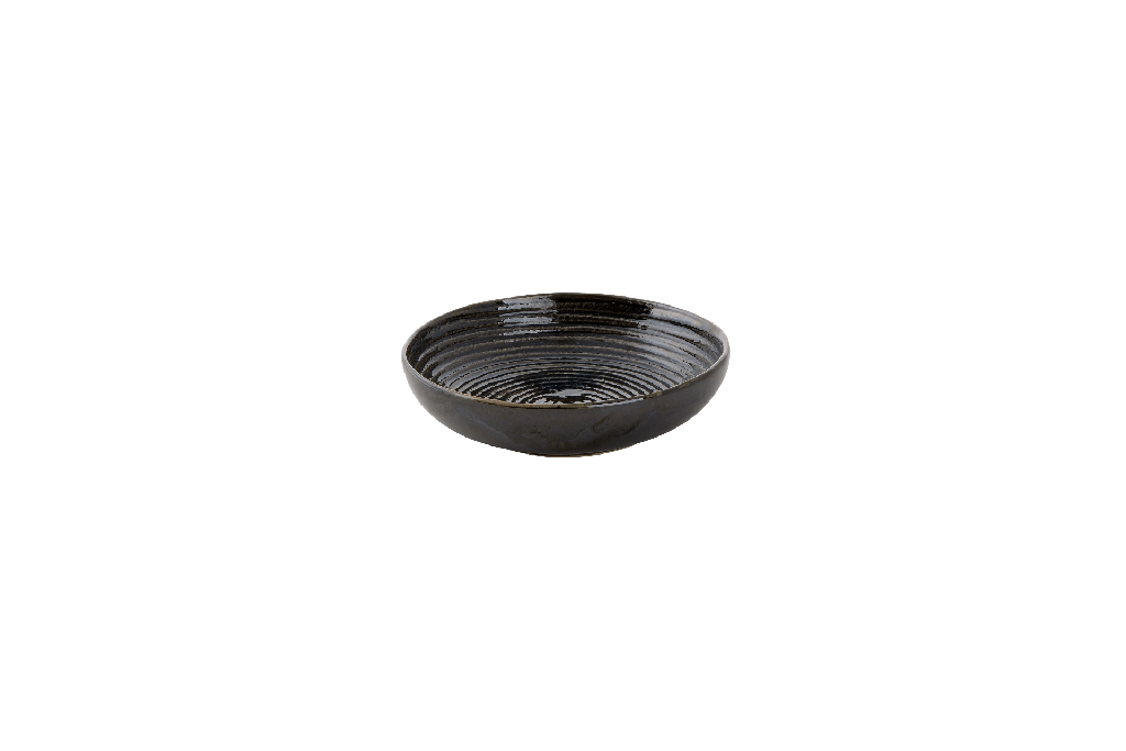 Bord Diep Coupe Metallic 15 cm groen (6 stuks)