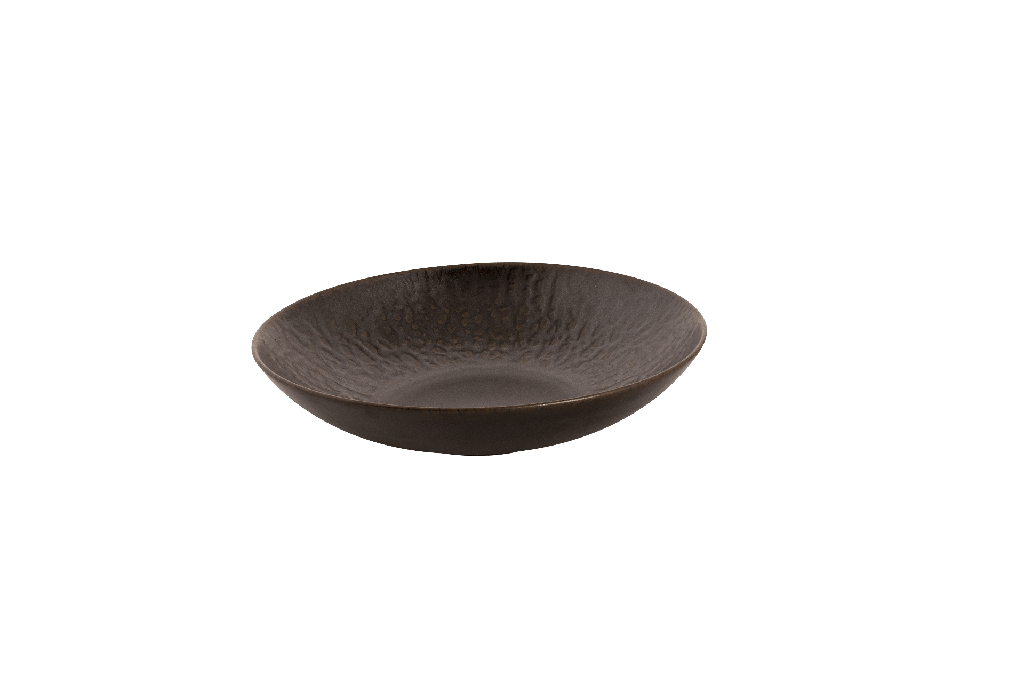 Palmer - Bord diep coupe Ruston stoneware bruin (22 cm, 6 stuks)