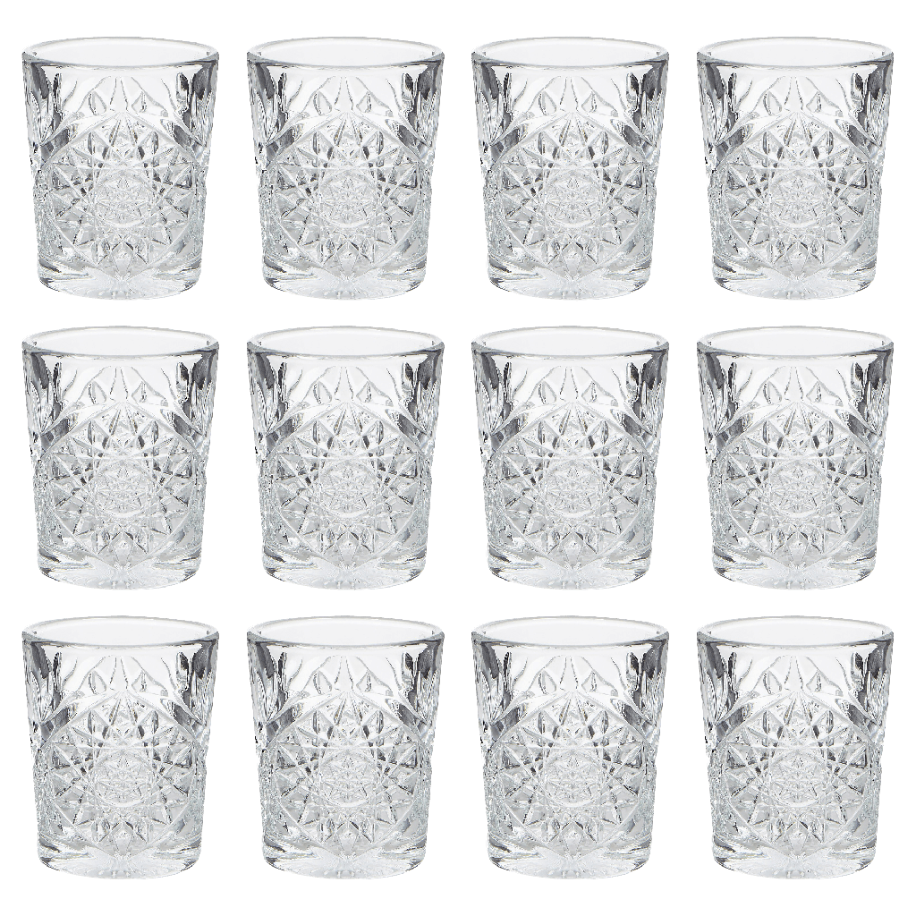 Onis Hobstar Borrelglas 6 cl - Transparant - 12 stuks