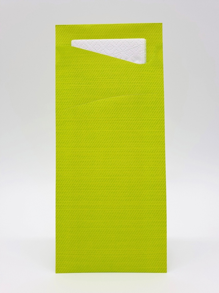 Duni Sacchetto® tissue 8,5 x 19 cm Kiwi, 500 St/Doos (5 x 100 St)