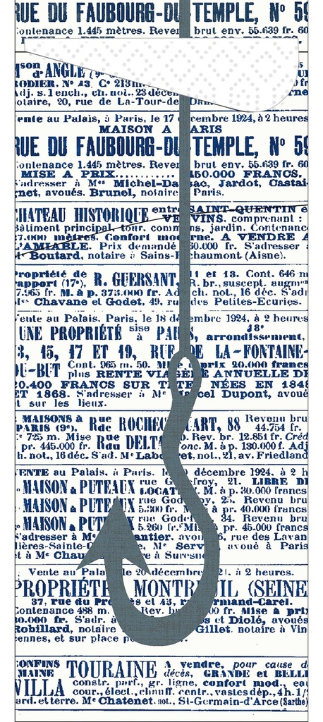 Duni Sacchetto® tissue 8,5 x 19 cm By the sea, 500 St/Doos (5 x 100 St)