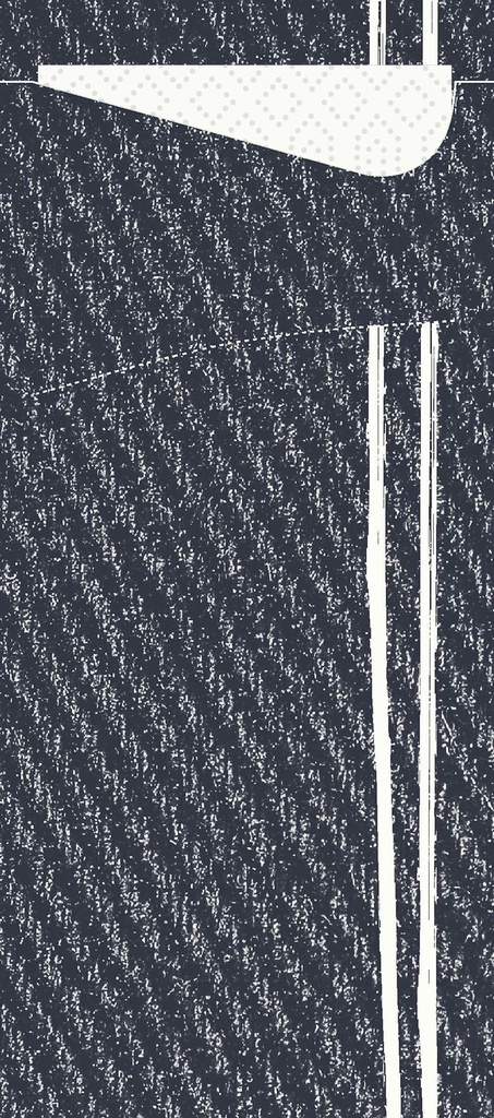 Duni Sacchetto®,bestekzakjes met servet, tissue 8,5 x 19 cm Plate it Black, 500 St/Doos (5 x 100 St)