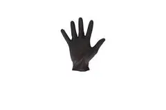 Handschoen, Nitril, ongepoederd, M, zwart, 100 stuks 