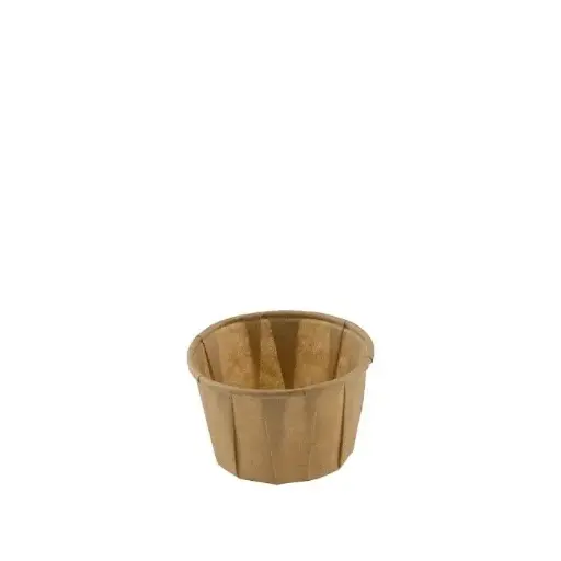 Portiecup Papier 25ml/1oz, bruin 5000 stuks 