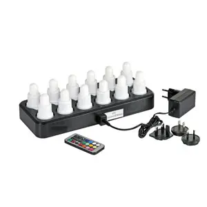 LED-set Plug Flex, herlaadbaar, multicolour, 12 stuks 70 x 40 mm White 
