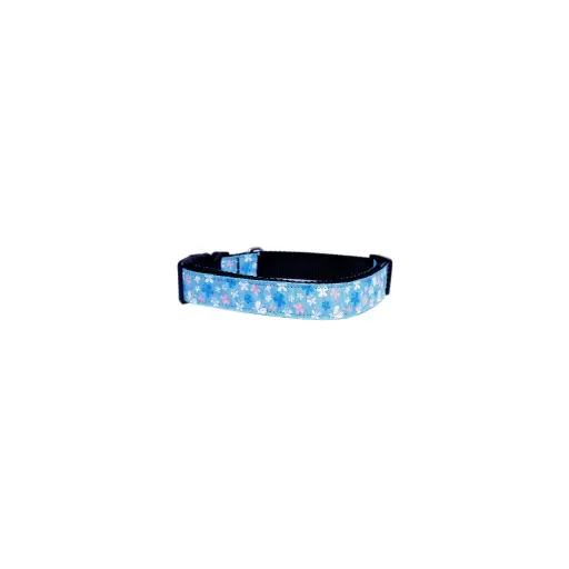 [PAWI28018] Pawise Cat collar Bule/Butterfly