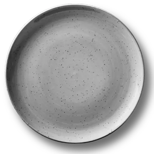 Continental Rustic grijs bord coupe vlak 29cm