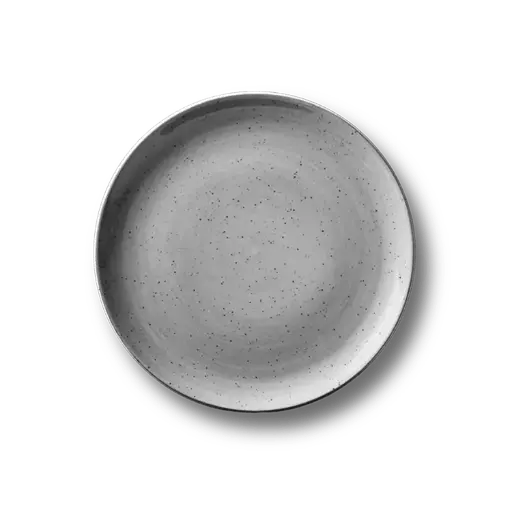 Continental Rustic grijs bord coupe vlak 23cm