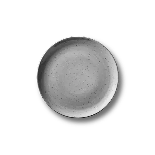 Continental Rustic grijs bord coupe vlak 19cm
